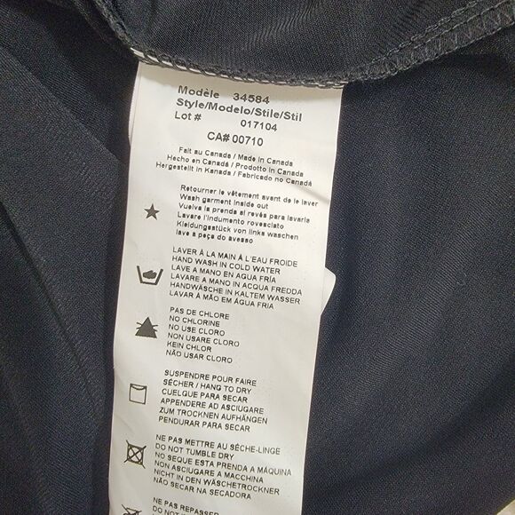 Joseph Ribkoff Belted Tunic Blouse Batwing Short Sleeve Black Plus Size 18 - Picture 7 of 16